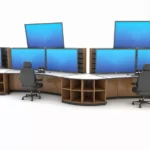 Large-Screen Monitors for Control Room Efficiency
