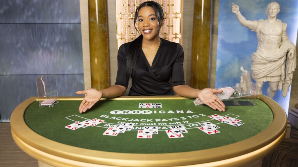 King Johnnie Casino Australia Live Dealer Deck Design